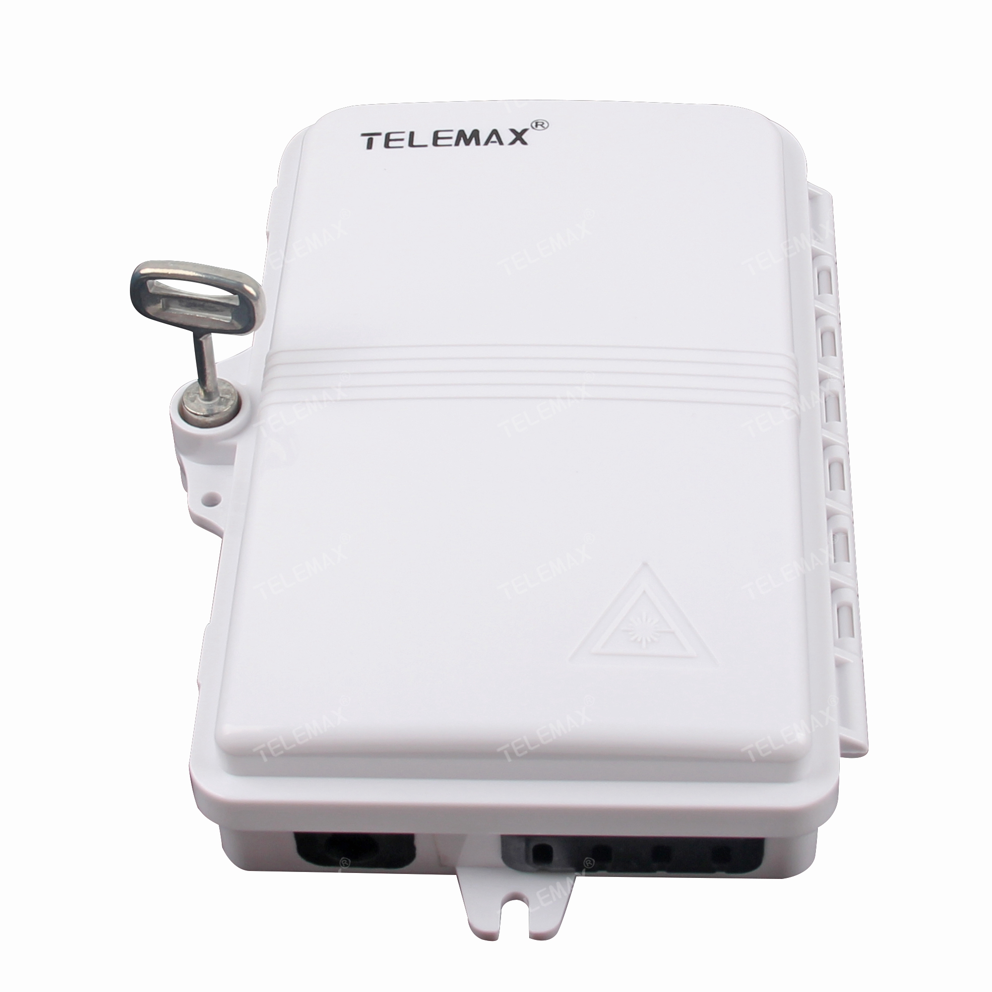 IP65 4F FTTH BOX ABS Material, Support 4 SC Simplex or 4 LC Duplex.