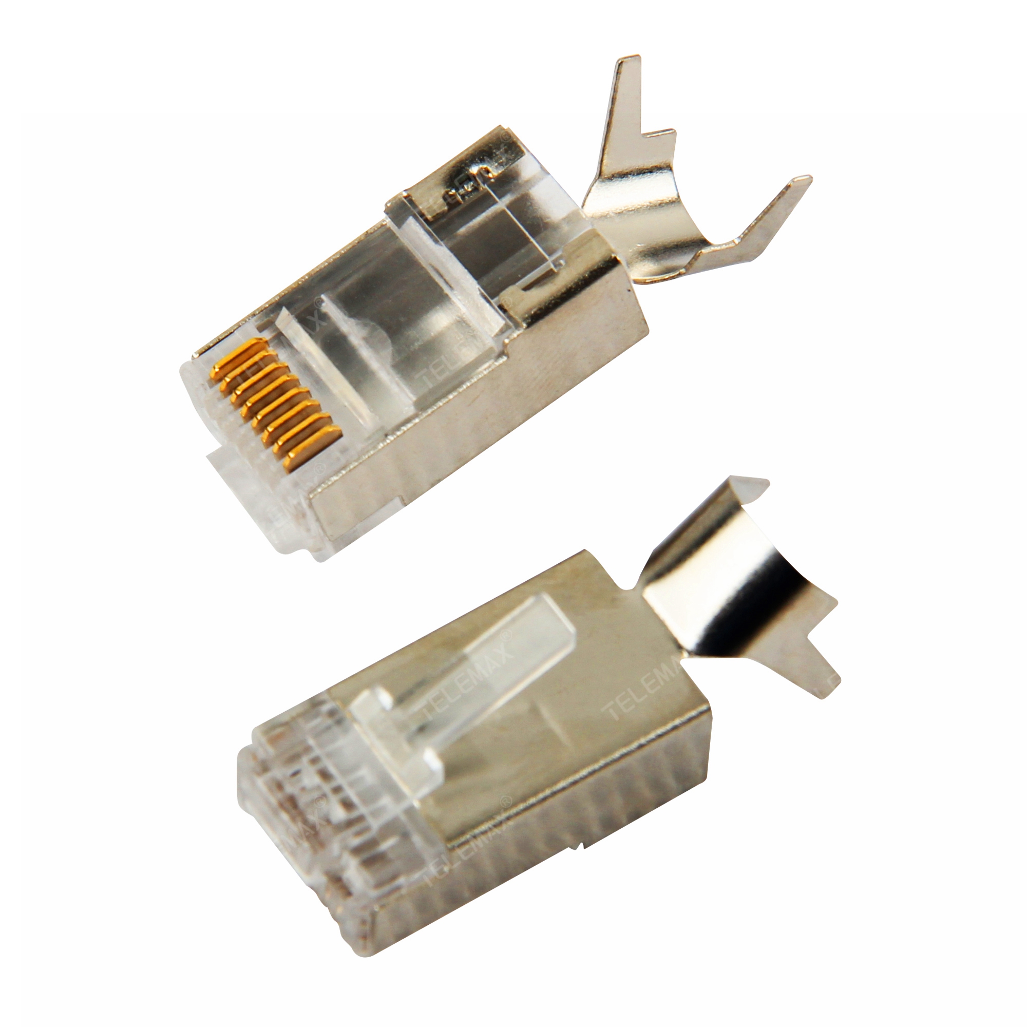 CAT7 FTP RJ45 Plug 8P8C, Golden plating 50um