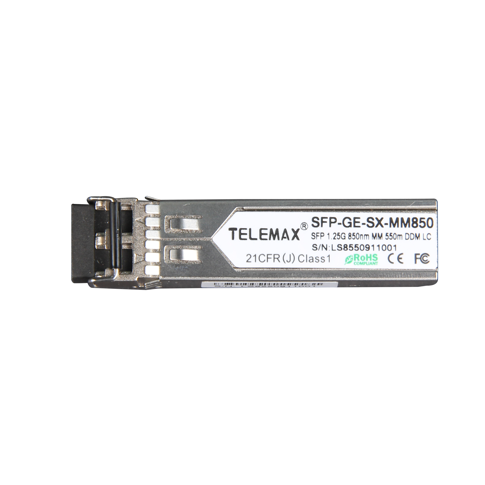 SFP 1.25G 850nm MM 550 DDM LC