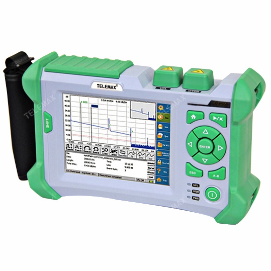 OTDR ( Optical Time Domain Reflectometer) TM-QX-50 support 850/1300/1310/1550nm Max