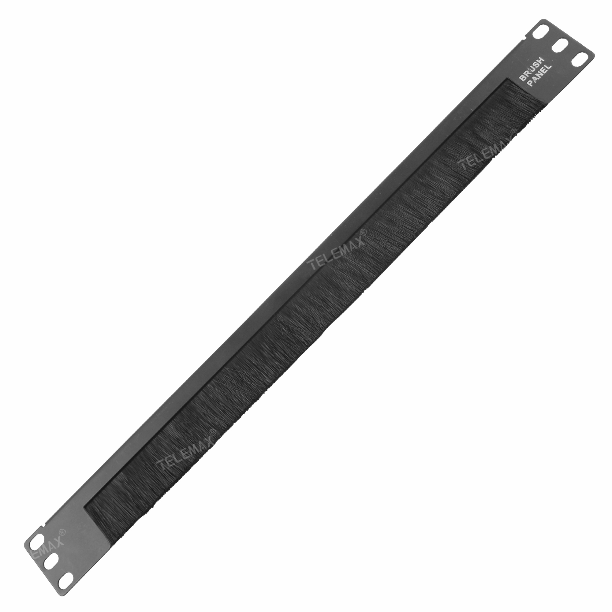 1U 19'' Brush Panel for Cabling Management