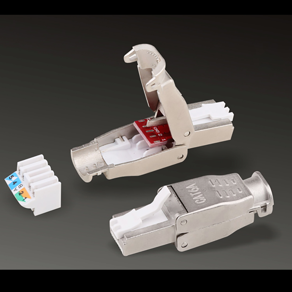 Cat 6a STP Tooless Connector