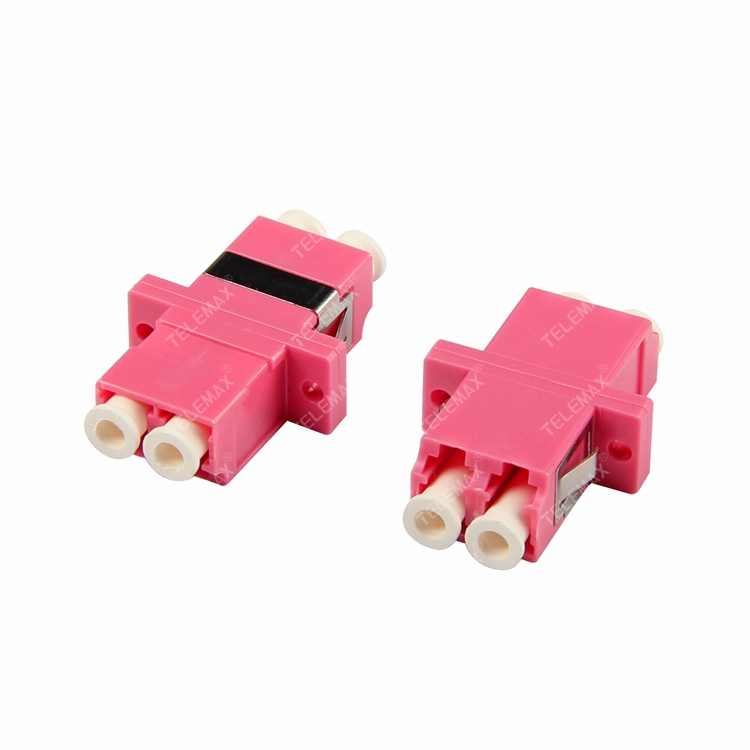 Optical Fiber Adapter LC/PC Multi Mode 50/125 OM4 Duplex