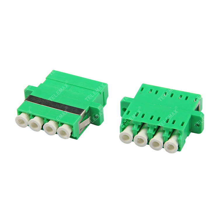 Optical Fiber Adapter LC/APC Single Mode 9/125  Quad