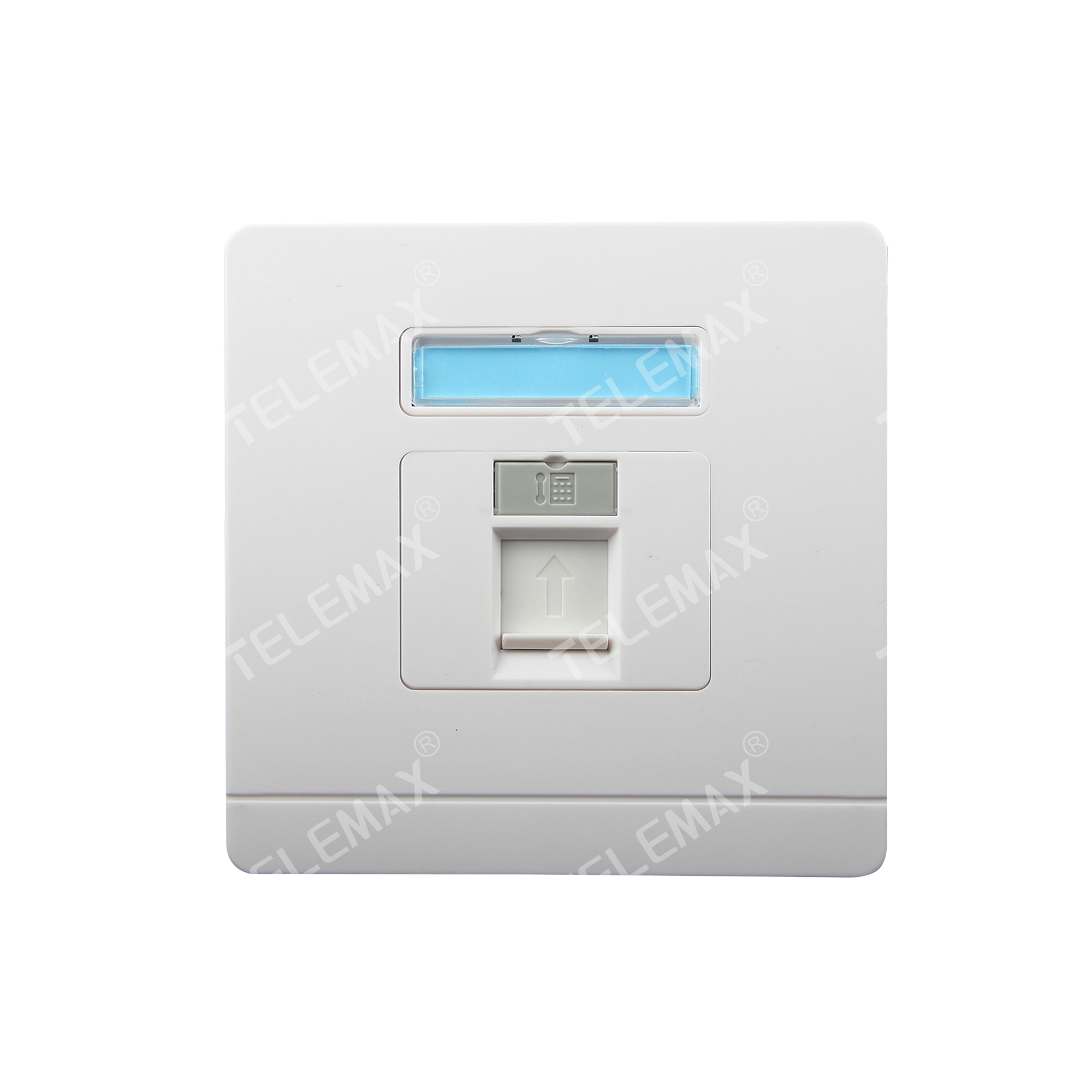 86*86mm Faceplate 1 Port