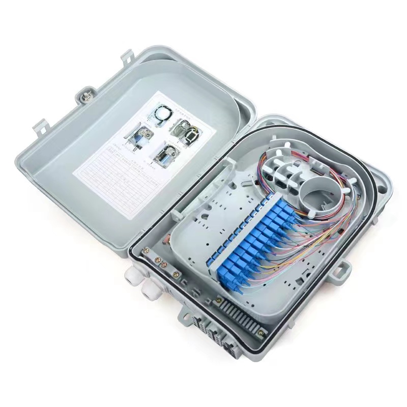 24F Fiber Distribution Box ABS IP65 Standard