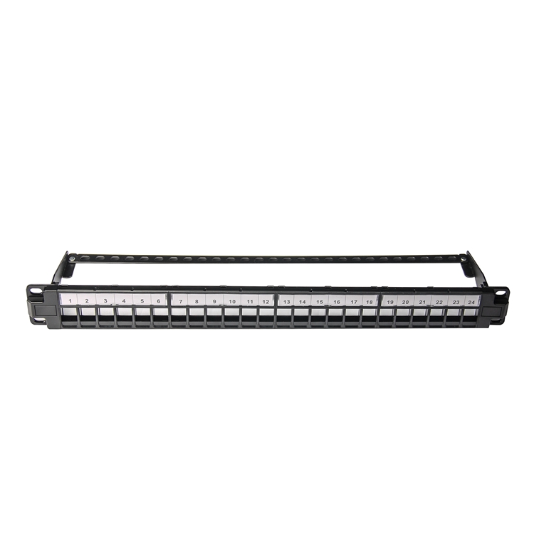 1U 19inch UTP/STP Blank patch panel 24 Ports  4*6 Type