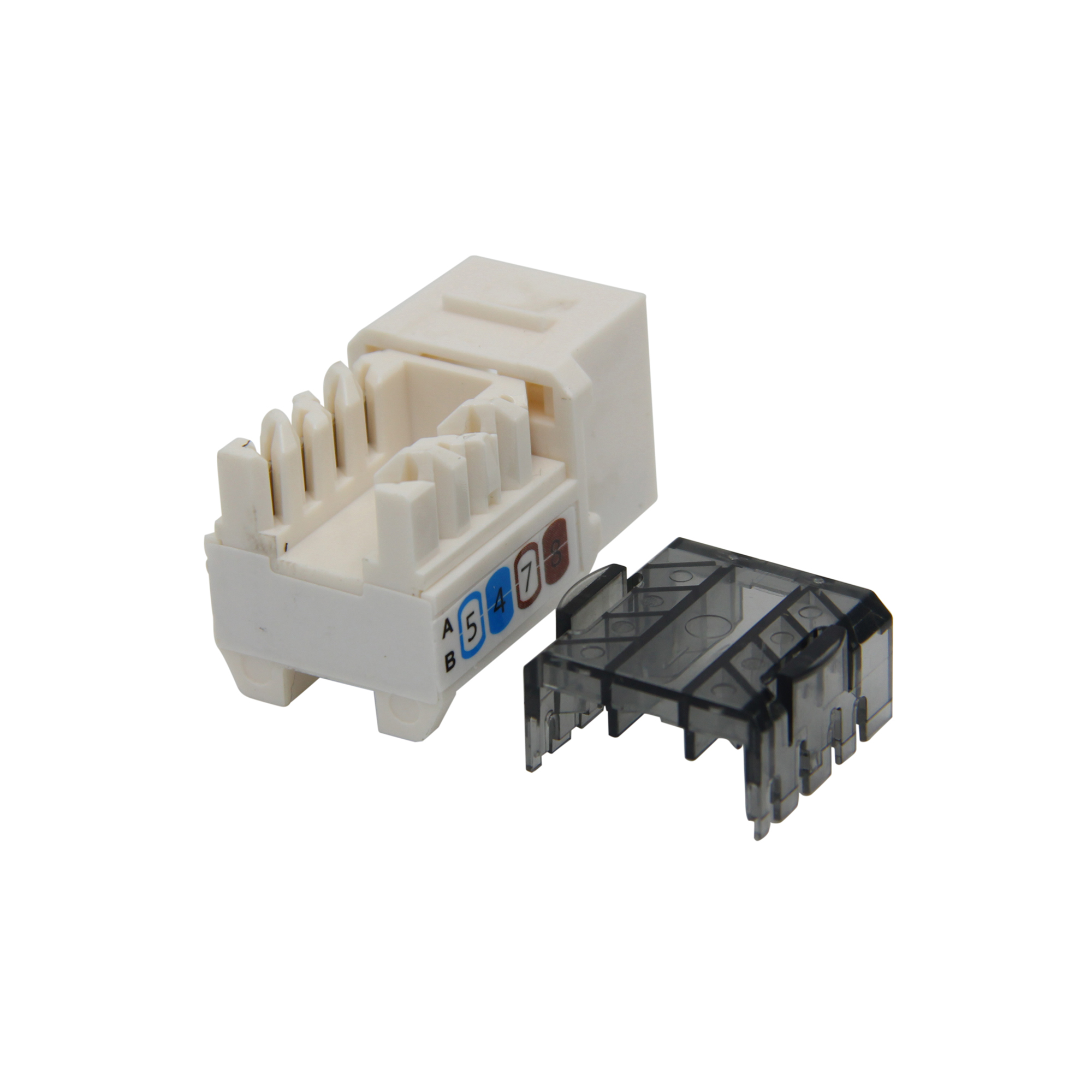 Cat 6 /Cat 6a UTP Keystone jack Dual IDC